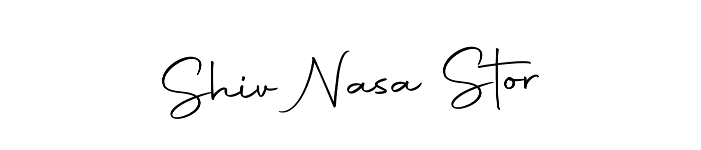 Design your own signature with our free online signature maker. With this signature software, you can create a handwritten (Autography-DOLnW) signature for name Shiv Nasa Stor. Shiv Nasa Stor signature style 10 images and pictures png