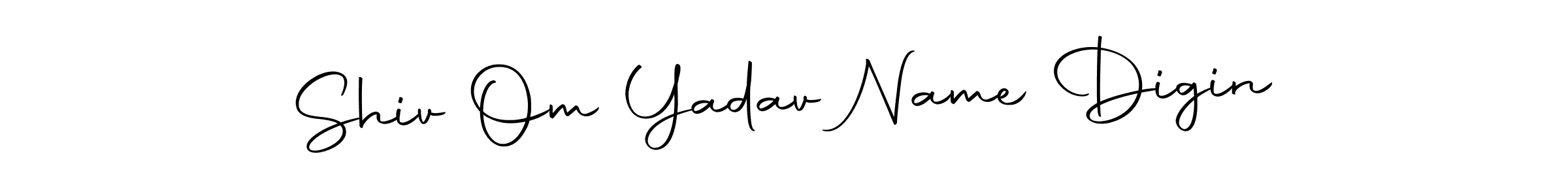 How to make Shiv Om Yadav Name Digin name signature. Use Autography-DOLnW style for creating short signs online. This is the latest handwritten sign. Shiv Om Yadav Name Digin signature style 10 images and pictures png