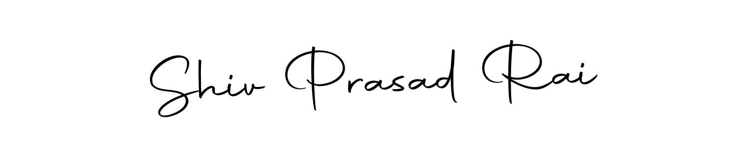 How to make Shiv Prasad Rai name signature. Use Autography-DOLnW style for creating short signs online. This is the latest handwritten sign. Shiv Prasad Rai signature style 10 images and pictures png