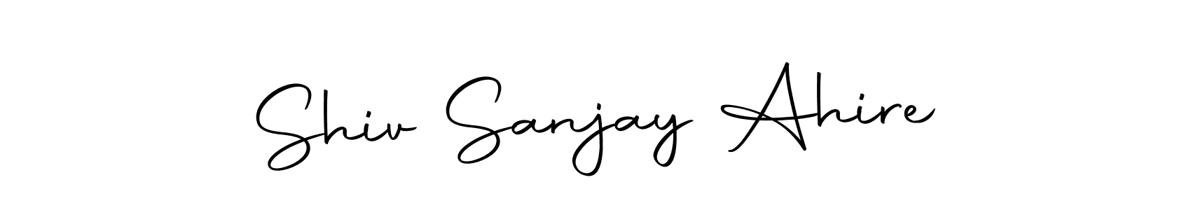 It looks lik you need a new signature style for name Shiv Sanjay Ahire. Design unique handwritten (Autography-DOLnW) signature with our free signature maker in just a few clicks. Shiv Sanjay Ahire signature style 10 images and pictures png