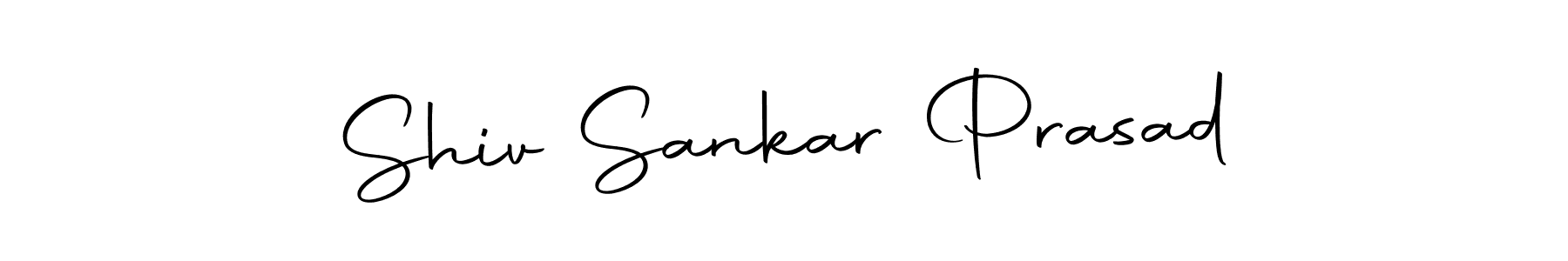 How to make Shiv Sankar Prasad name signature. Use Autography-DOLnW style for creating short signs online. This is the latest handwritten sign. Shiv Sankar Prasad signature style 10 images and pictures png