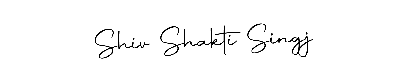 How to make Shiv Shakti Singj name signature. Use Autography-DOLnW style for creating short signs online. This is the latest handwritten sign. Shiv Shakti Singj signature style 10 images and pictures png