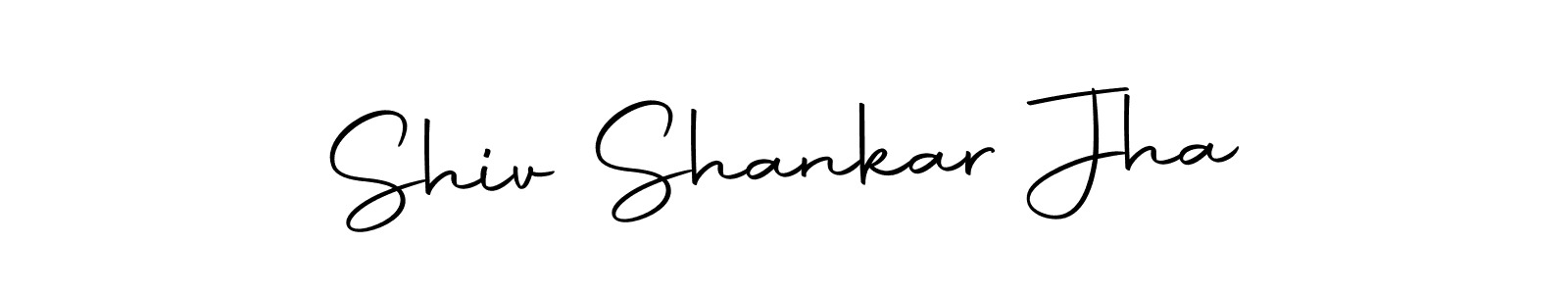 You should practise on your own different ways (Autography-DOLnW) to write your name (Shiv Shankar Jha) in signature. don't let someone else do it for you. Shiv Shankar Jha signature style 10 images and pictures png