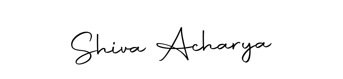 The best way (Autography-DOLnW) to make a short signature is to pick only two or three words in your name. The name Shiva Acharya include a total of six letters. For converting this name. Shiva Acharya signature style 10 images and pictures png