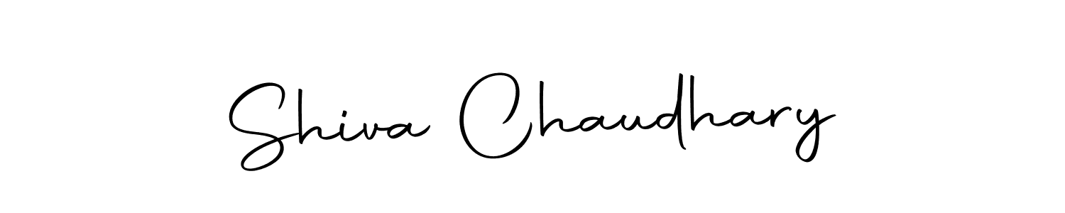 Design your own signature with our free online signature maker. With this signature software, you can create a handwritten (Autography-DOLnW) signature for name Shiva Chaudhary. Shiva Chaudhary signature style 10 images and pictures png