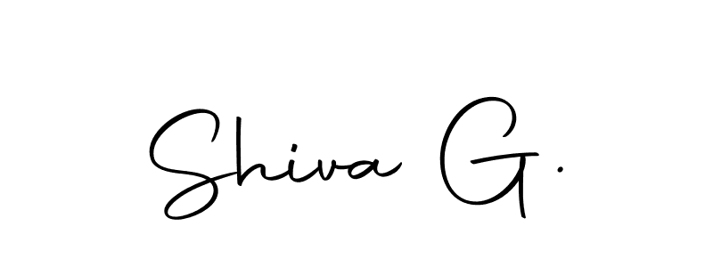 Make a beautiful signature design for name Shiva G.. Use this online signature maker to create a handwritten signature for free. Shiva G. signature style 10 images and pictures png
