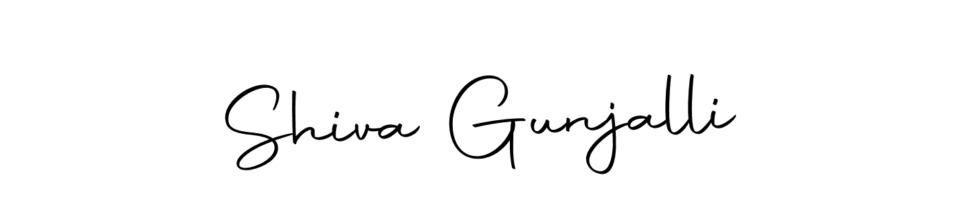 You can use this online signature creator to create a handwritten signature for the name Shiva Gunjalli. This is the best online autograph maker. Shiva Gunjalli signature style 10 images and pictures png