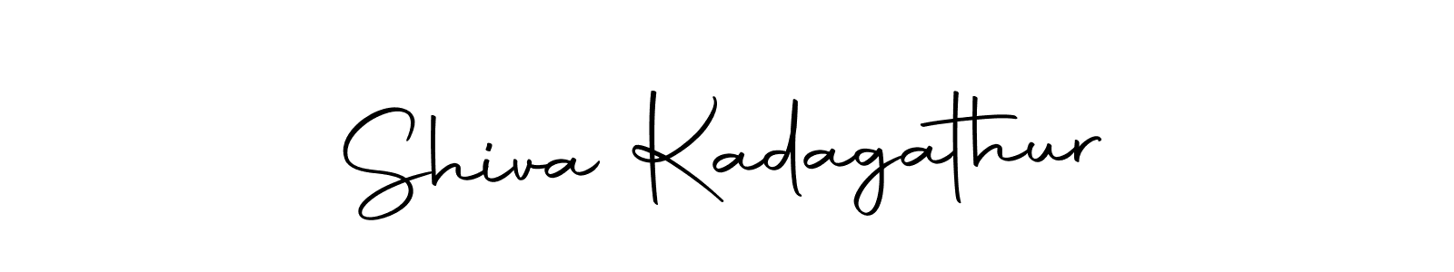 How to make Shiva Kadagathur name signature. Use Autography-DOLnW style for creating short signs online. This is the latest handwritten sign. Shiva Kadagathur signature style 10 images and pictures png