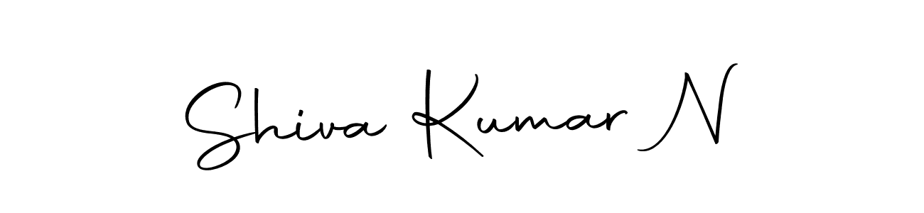 Create a beautiful signature design for name Shiva Kumar N. With this signature (Autography-DOLnW) fonts, you can make a handwritten signature for free. Shiva Kumar N signature style 10 images and pictures png