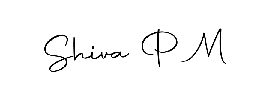 You should practise on your own different ways (Autography-DOLnW) to write your name (Shiva P M) in signature. don't let someone else do it for you. Shiva P M signature style 10 images and pictures png