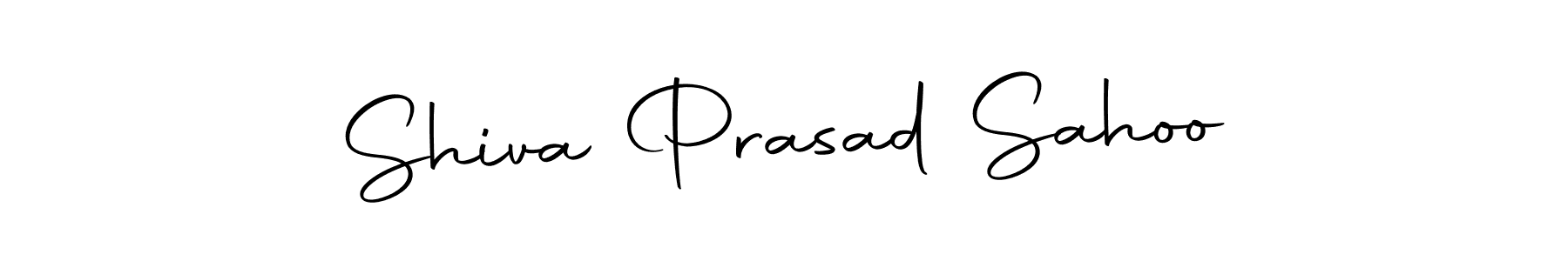 How to make Shiva Prasad Sahoo name signature. Use Autography-DOLnW style for creating short signs online. This is the latest handwritten sign. Shiva Prasad Sahoo signature style 10 images and pictures png