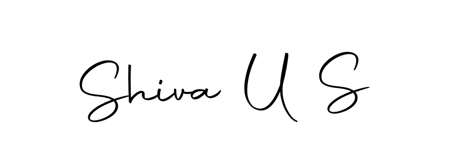 Similarly Autography-DOLnW is the best handwritten signature design. Signature creator online .You can use it as an online autograph creator for name Shiva U S. Shiva U S signature style 10 images and pictures png