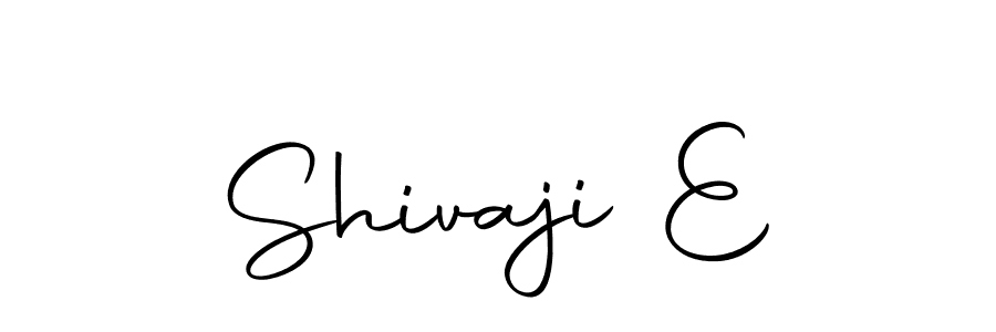 Create a beautiful signature design for name Shivaji E. With this signature (Autography-DOLnW) fonts, you can make a handwritten signature for free. Shivaji E signature style 10 images and pictures png