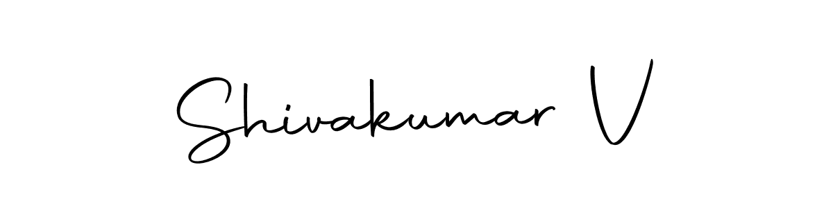 How to make Shivakumar V signature? Autography-DOLnW is a professional autograph style. Create handwritten signature for Shivakumar V name. Shivakumar V signature style 10 images and pictures png