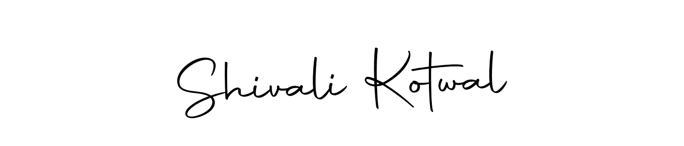 How to make Shivali Kotwal name signature. Use Autography-DOLnW style for creating short signs online. This is the latest handwritten sign. Shivali Kotwal signature style 10 images and pictures png