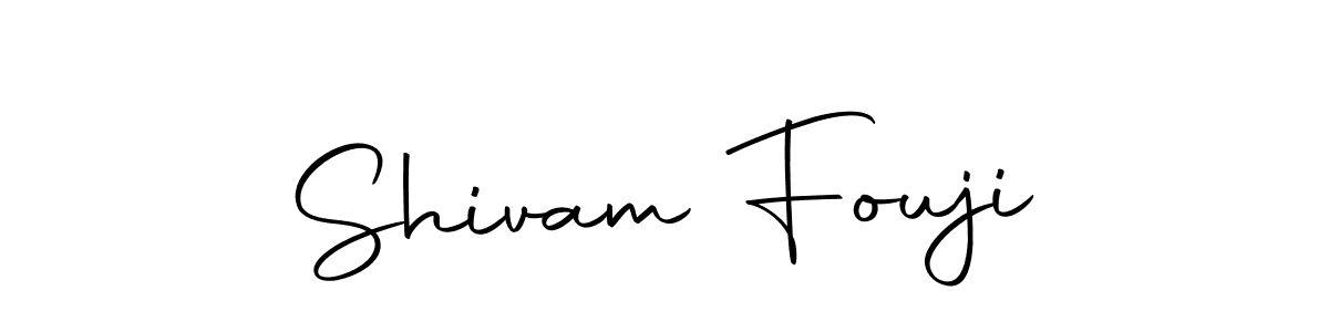 Make a beautiful signature design for name Shivam Fouji. Use this online signature maker to create a handwritten signature for free. Shivam Fouji signature style 10 images and pictures png