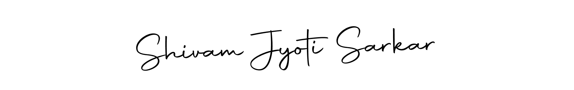 Create a beautiful signature design for name Shivam Jyoti Sarkar. With this signature (Autography-DOLnW) fonts, you can make a handwritten signature for free. Shivam Jyoti Sarkar signature style 10 images and pictures png