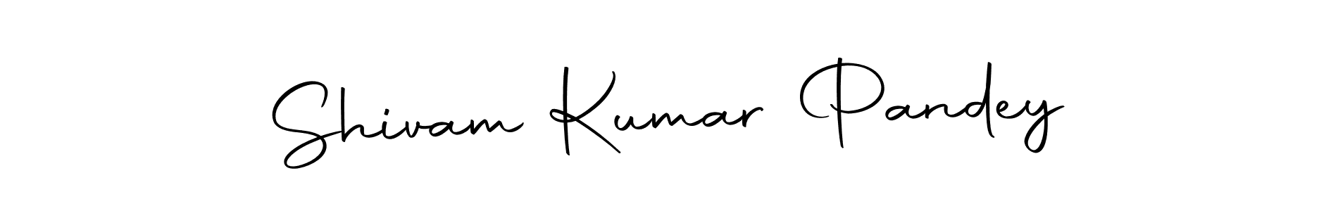 Create a beautiful signature design for name Shivam Kumar Pandey. With this signature (Autography-DOLnW) fonts, you can make a handwritten signature for free. Shivam Kumar Pandey signature style 10 images and pictures png