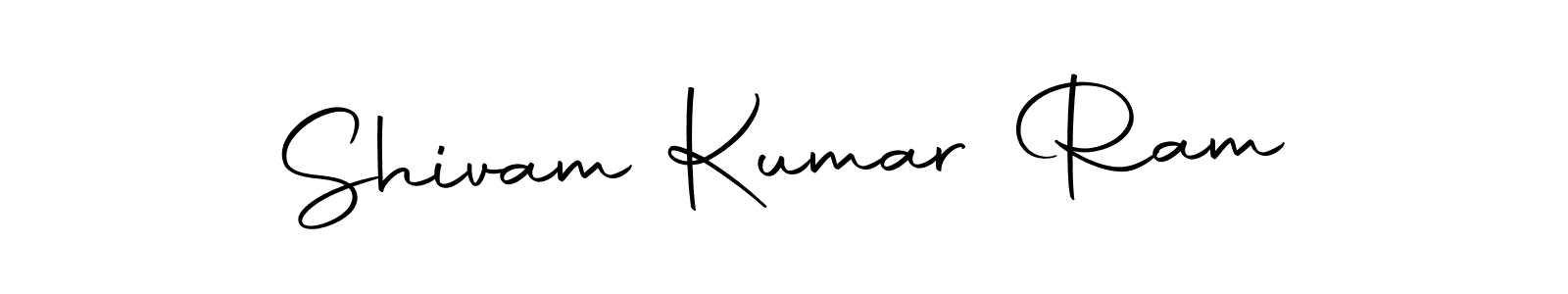 Design your own signature with our free online signature maker. With this signature software, you can create a handwritten (Autography-DOLnW) signature for name Shivam Kumar Ram. Shivam Kumar Ram signature style 10 images and pictures png