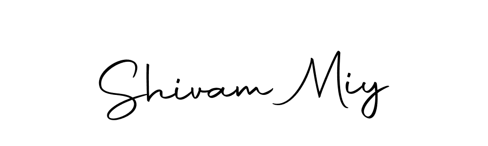 if you are searching for the best signature style for your name Shivam Miy. so please give up your signature search. here we have designed multiple signature styles  using Autography-DOLnW. Shivam Miy signature style 10 images and pictures png