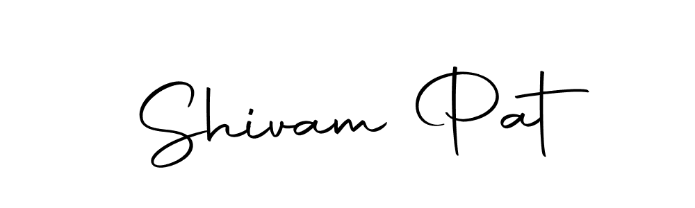Design your own signature with our free online signature maker. With this signature software, you can create a handwritten (Autography-DOLnW) signature for name Shivam Pat. Shivam Pat signature style 10 images and pictures png