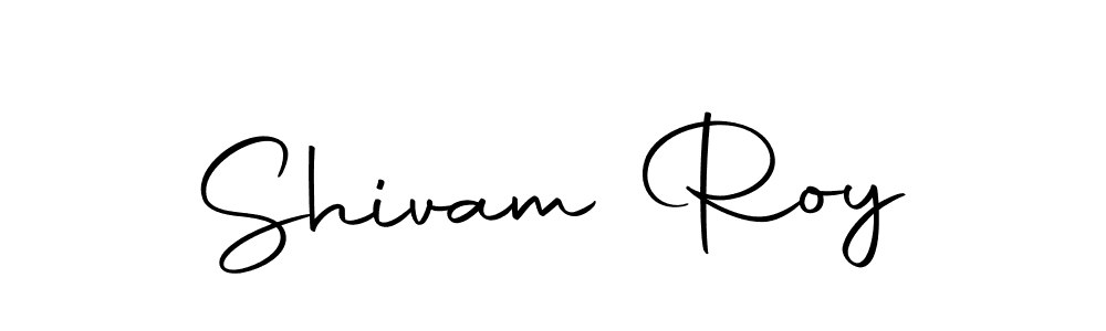 Create a beautiful signature design for name Shivam Roy. With this signature (Autography-DOLnW) fonts, you can make a handwritten signature for free. Shivam Roy signature style 10 images and pictures png
