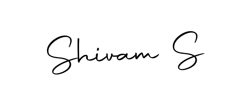 Create a beautiful signature design for name Shivam S. With this signature (Autography-DOLnW) fonts, you can make a handwritten signature for free. Shivam S signature style 10 images and pictures png