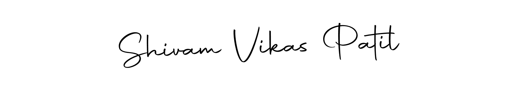 if you are searching for the best signature style for your name Shivam Vikas Patil. so please give up your signature search. here we have designed multiple signature styles  using Autography-DOLnW. Shivam Vikas Patil signature style 10 images and pictures png