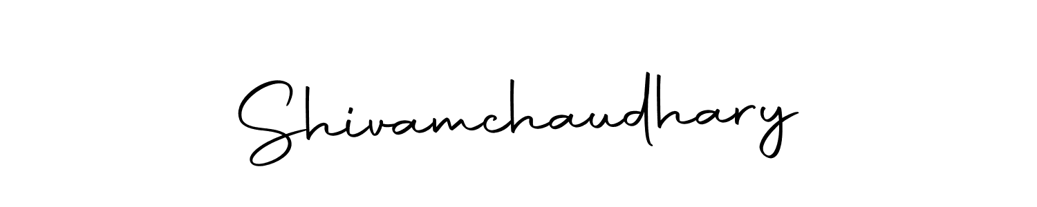 Make a beautiful signature design for name Shivamchaudhary. With this signature (Autography-DOLnW) style, you can create a handwritten signature for free. Shivamchaudhary signature style 10 images and pictures png
