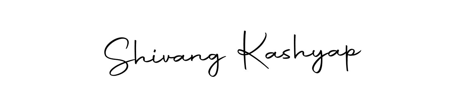 Autography-DOLnW is a professional signature style that is perfect for those who want to add a touch of class to their signature. It is also a great choice for those who want to make their signature more unique. Get Shivang Kashyap name to fancy signature for free. Shivang Kashyap signature style 10 images and pictures png