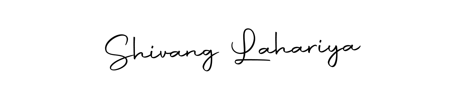 Create a beautiful signature design for name Shivang Lahariya. With this signature (Autography-DOLnW) fonts, you can make a handwritten signature for free. Shivang Lahariya signature style 10 images and pictures png