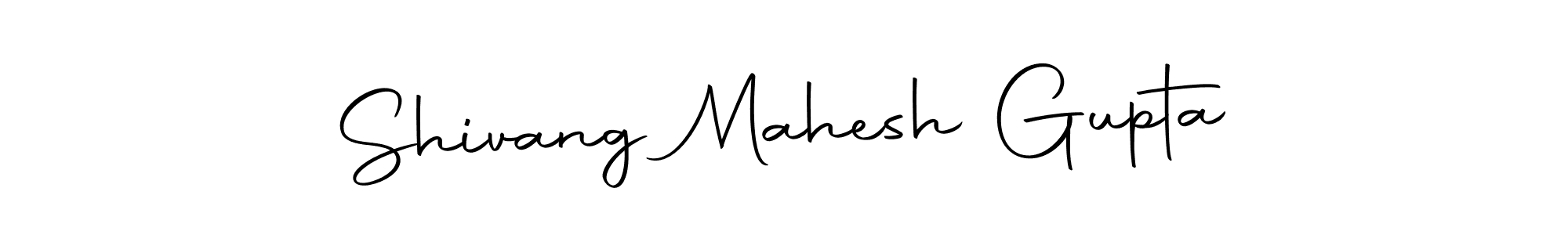 Also we have Shivang Mahesh Gupta name is the best signature style. Create professional handwritten signature collection using Autography-DOLnW autograph style. Shivang Mahesh Gupta signature style 10 images and pictures png