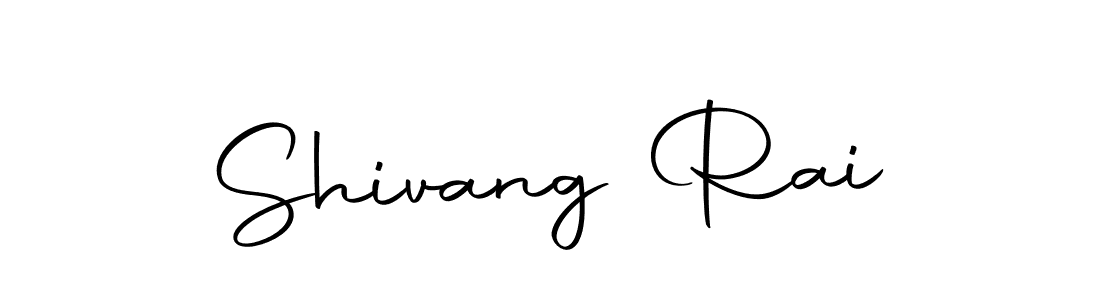 How to make Shivang Rai name signature. Use Autography-DOLnW style for creating short signs online. This is the latest handwritten sign. Shivang Rai signature style 10 images and pictures png