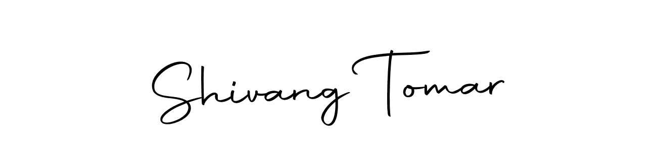 Design your own signature with our free online signature maker. With this signature software, you can create a handwritten (Autography-DOLnW) signature for name Shivang Tomar. Shivang Tomar signature style 10 images and pictures png
