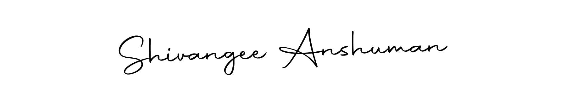 Similarly Autography-DOLnW is the best handwritten signature design. Signature creator online .You can use it as an online autograph creator for name Shivangee Anshuman. Shivangee Anshuman signature style 10 images and pictures png