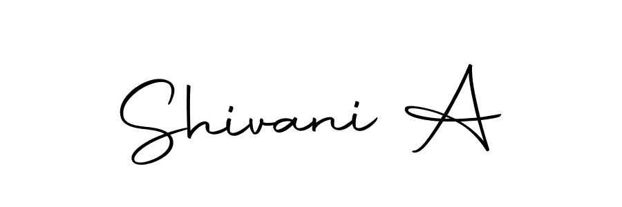 if you are searching for the best signature style for your name Shivani A. so please give up your signature search. here we have designed multiple signature styles  using Autography-DOLnW. Shivani A signature style 10 images and pictures png