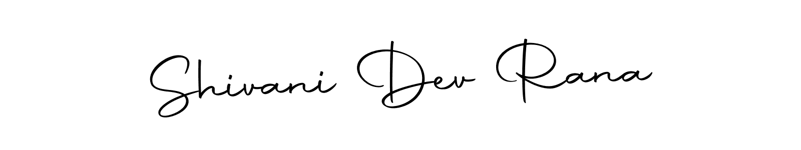 Similarly Autography-DOLnW is the best handwritten signature design. Signature creator online .You can use it as an online autograph creator for name Shivani Dev Rana. Shivani Dev Rana signature style 10 images and pictures png