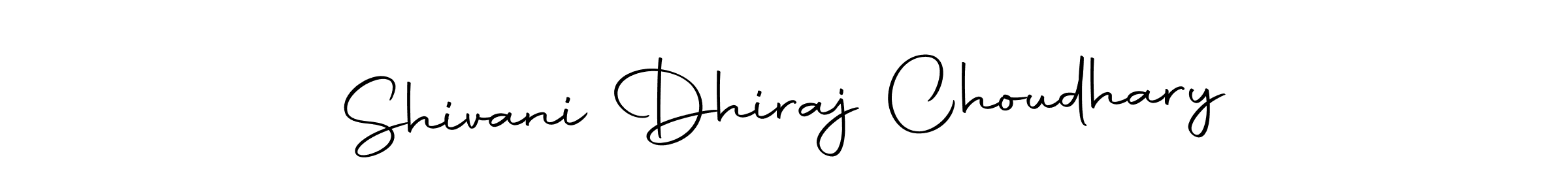 Shivani Dhiraj Choudhary stylish signature style. Best Handwritten Sign (Autography-DOLnW) for my name. Handwritten Signature Collection Ideas for my name Shivani Dhiraj Choudhary. Shivani Dhiraj Choudhary signature style 10 images and pictures png