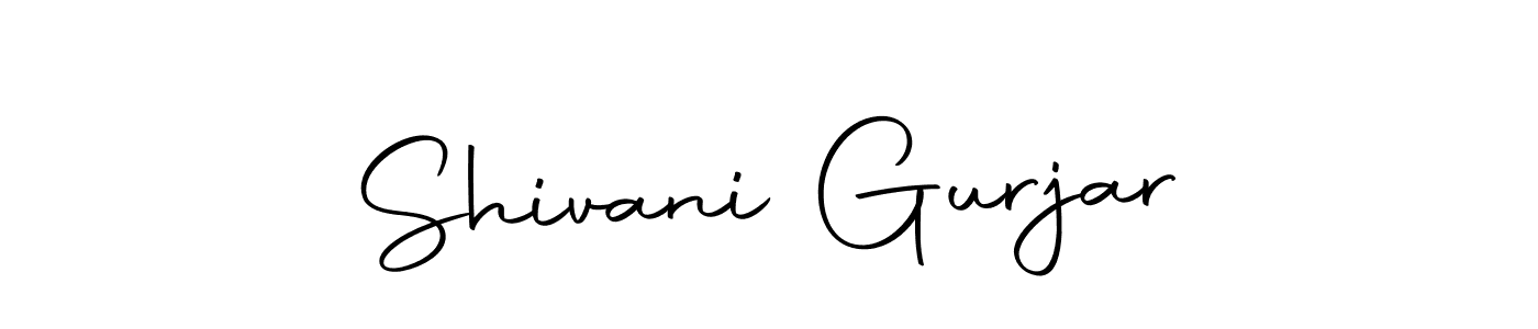 Autography-DOLnW is a professional signature style that is perfect for those who want to add a touch of class to their signature. It is also a great choice for those who want to make their signature more unique. Get Shivani Gurjar name to fancy signature for free. Shivani Gurjar signature style 10 images and pictures png