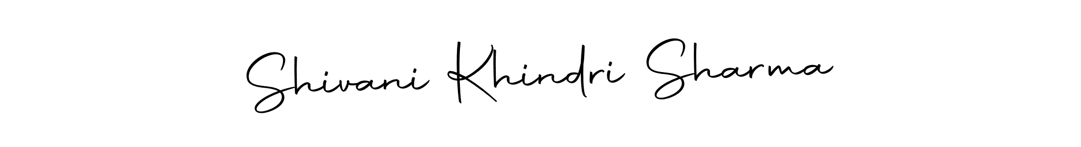 How to make Shivani Khindri Sharma signature? Autography-DOLnW is a professional autograph style. Create handwritten signature for Shivani Khindri Sharma name. Shivani Khindri Sharma signature style 10 images and pictures png