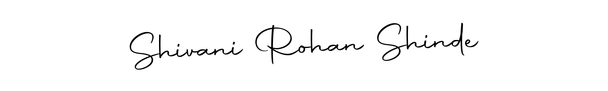 Use a signature maker to create a handwritten signature online. With this signature software, you can design (Autography-DOLnW) your own signature for name Shivani Rohan Shinde. Shivani Rohan Shinde signature style 10 images and pictures png