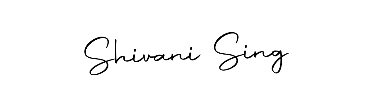 Use a signature maker to create a handwritten signature online. With this signature software, you can design (Autography-DOLnW) your own signature for name Shivani Sing. Shivani Sing signature style 10 images and pictures png
