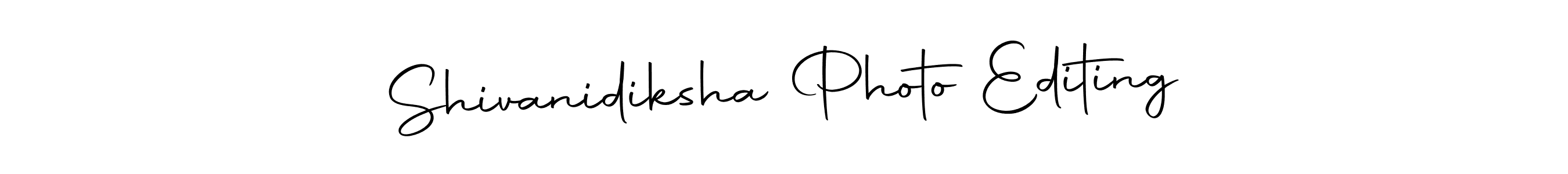 How to make Shivanidiksha Photo Editing name signature. Use Autography-DOLnW style for creating short signs online. This is the latest handwritten sign. Shivanidiksha Photo Editing signature style 10 images and pictures png