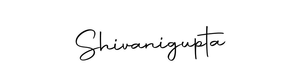 Design your own signature with our free online signature maker. With this signature software, you can create a handwritten (Autography-DOLnW) signature for name Shivanigupta. Shivanigupta signature style 10 images and pictures png