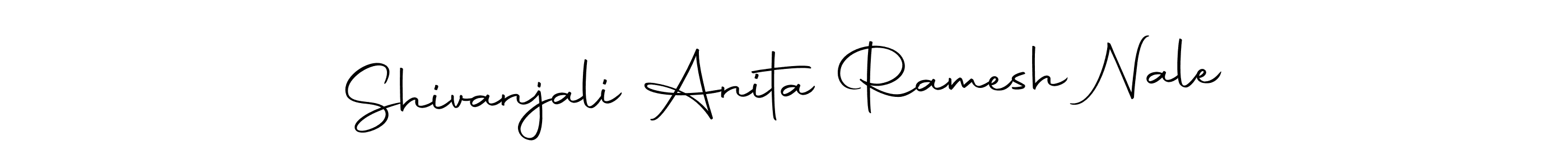 Also we have Shivanjali Anita Ramesh Nale name is the best signature style. Create professional handwritten signature collection using Autography-DOLnW autograph style. Shivanjali Anita Ramesh Nale signature style 10 images and pictures png