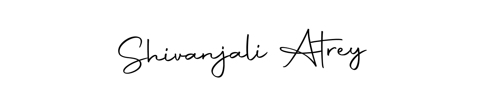 Make a beautiful signature design for name Shivanjali Atrey. Use this online signature maker to create a handwritten signature for free. Shivanjali Atrey signature style 10 images and pictures png