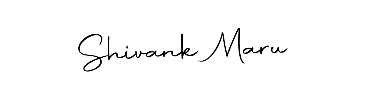 Make a beautiful signature design for name Shivank Maru. With this signature (Autography-DOLnW) style, you can create a handwritten signature for free. Shivank Maru signature style 10 images and pictures png
