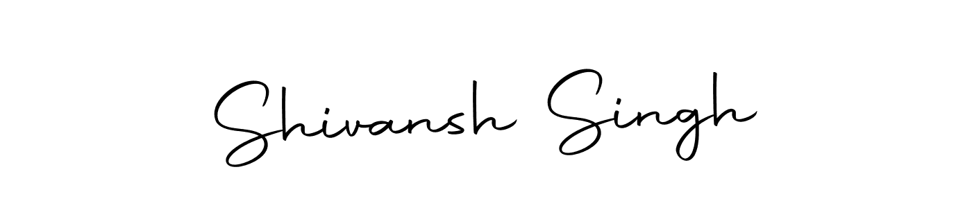 Make a beautiful signature design for name Shivansh Singh. Use this online signature maker to create a handwritten signature for free. Shivansh Singh signature style 10 images and pictures png