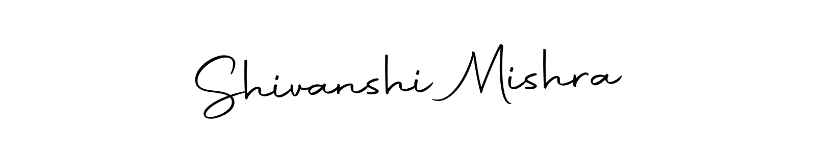Create a beautiful signature design for name Shivanshi Mishra. With this signature (Autography-DOLnW) fonts, you can make a handwritten signature for free. Shivanshi Mishra signature style 10 images and pictures png
