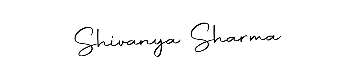 Design your own signature with our free online signature maker. With this signature software, you can create a handwritten (Autography-DOLnW) signature for name Shivanya Sharma. Shivanya Sharma signature style 10 images and pictures png